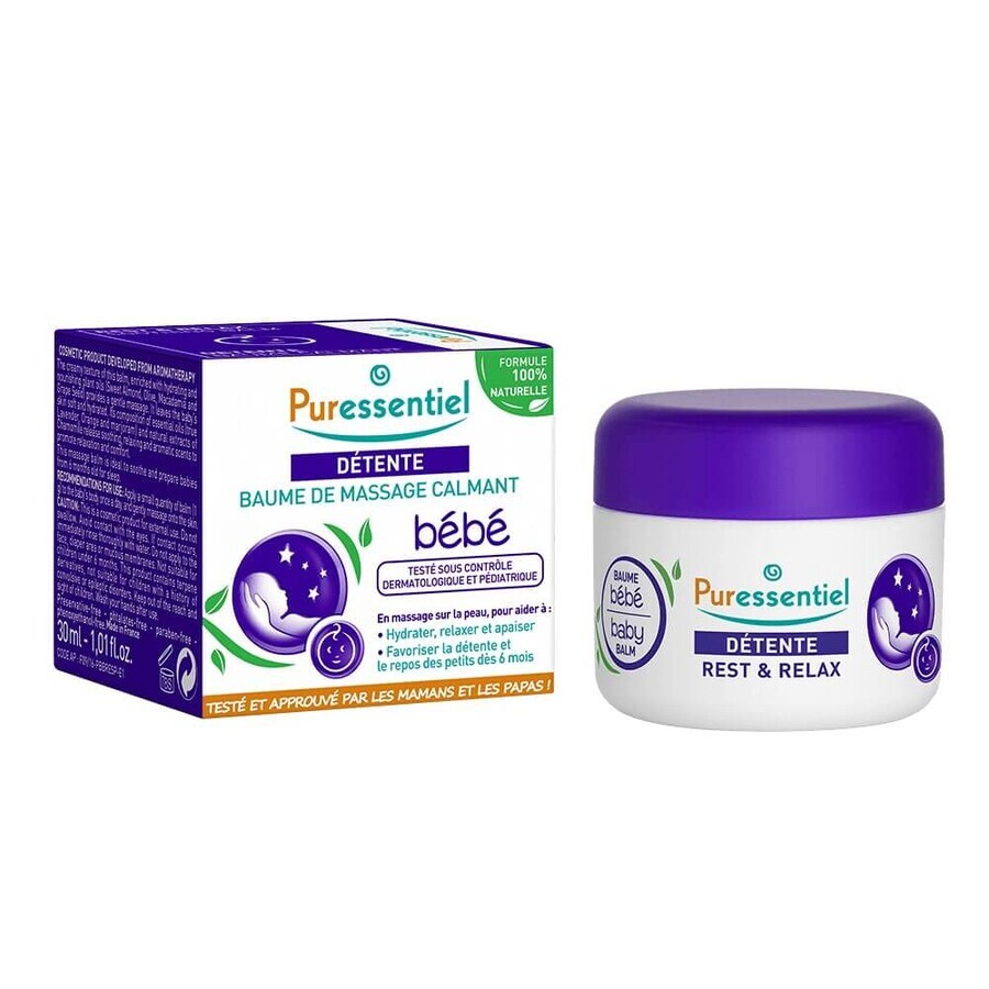 Puressentiel Serene Slaap Kalmerende Baby Massagebalsem 30ml