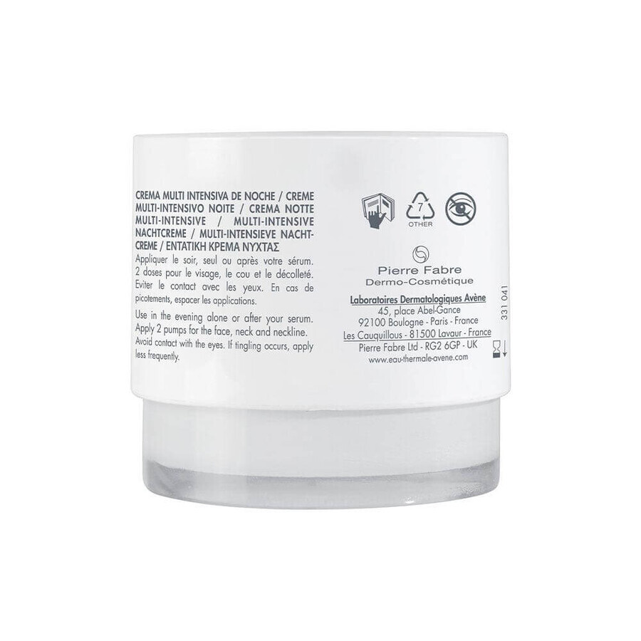 Avène Hyaluron Activ B3 Crema de noche reestructurante multiintensiva 40ml Avène Hyaluron Activ B3 Crema de noche reestructurante multiintensiva 40ml
