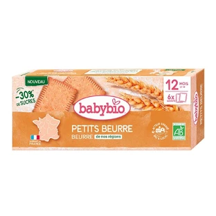 Babybio Mantequilla Ecológica Bocadillos 12 meses y Plus 6 Bolsitas de 2