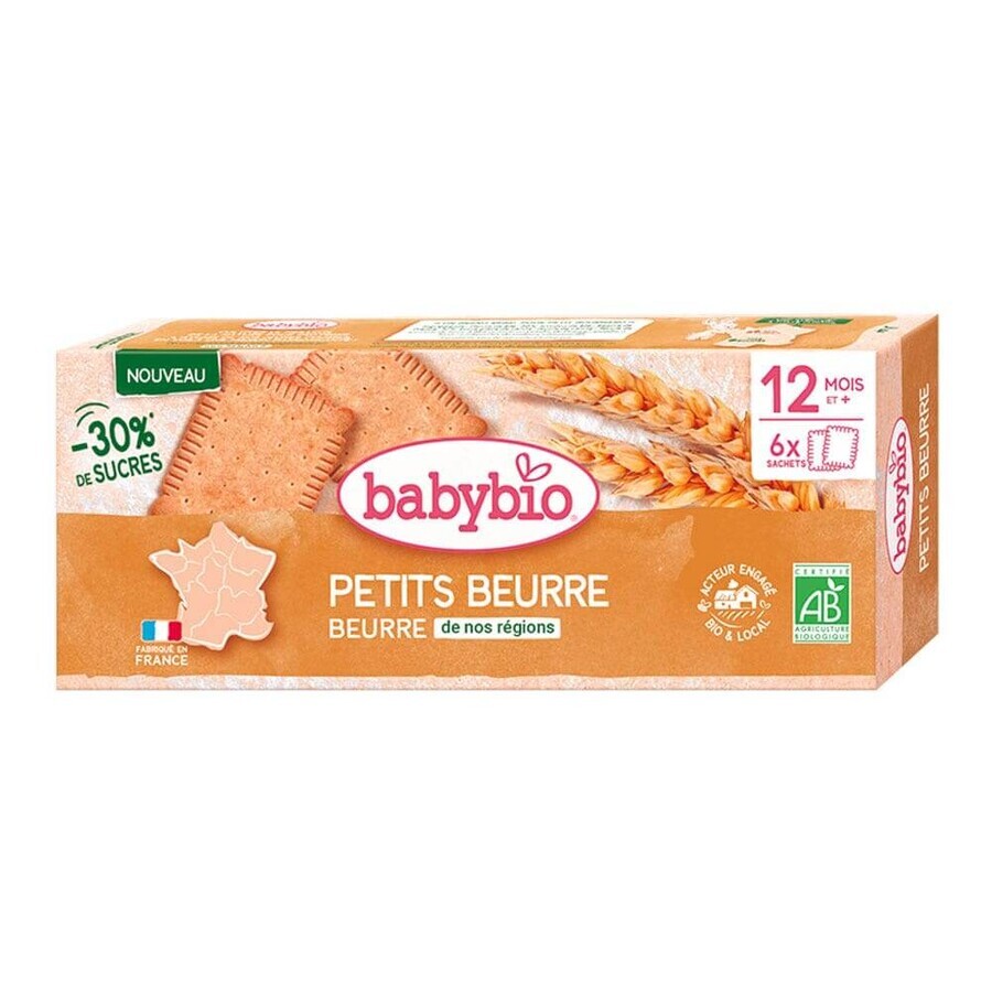 Babybio Organic Butter Sandwiches 12 Months and Plus 6 Sachets of 2