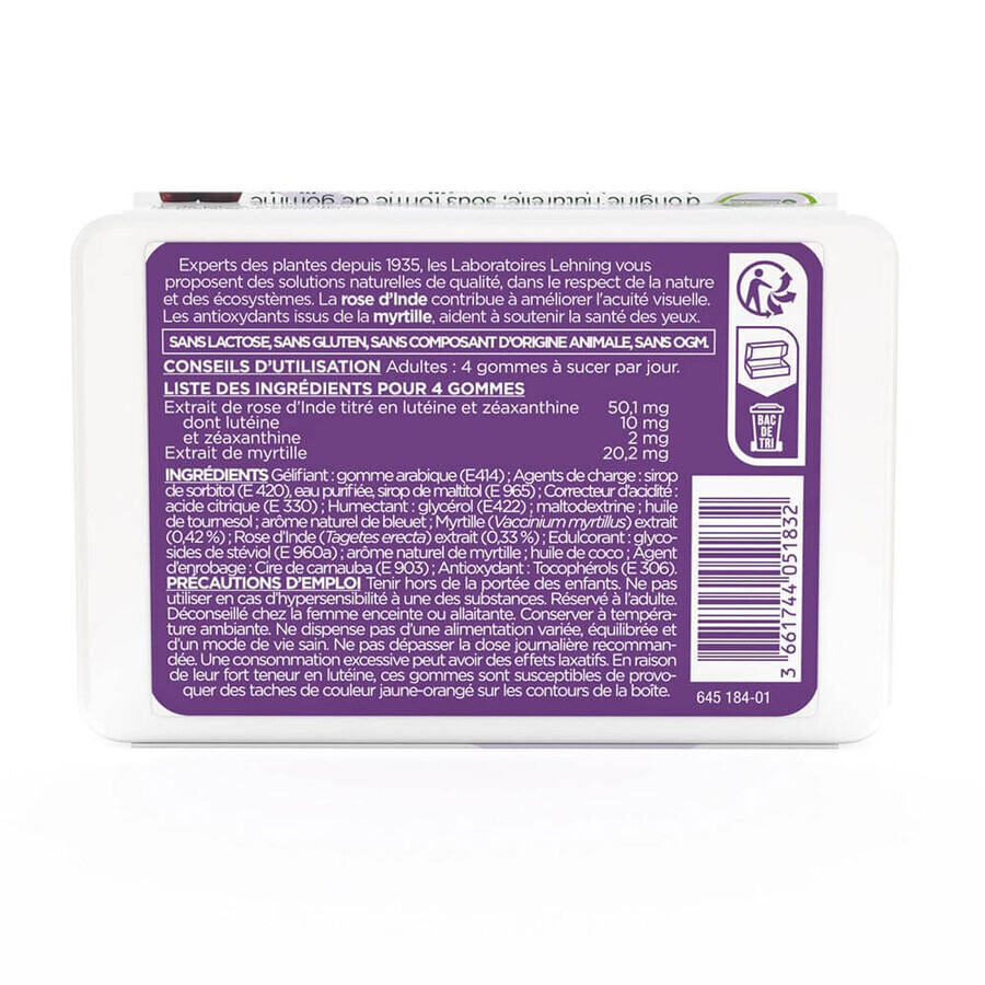Lehning Pâte Suisse Fatigue Visuelle x40 erasers