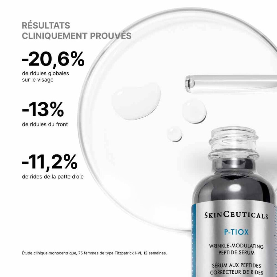 Skinceuticals P-Tiox Sérum Visage Correcteur Anti Rides Avancé Aux Peptides 30ml