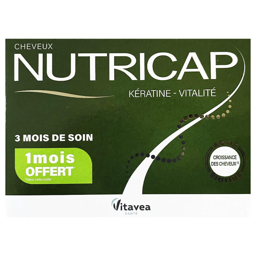 Vitavea Santé Nutricap Keratin Vitalite Hair 90 Capsules