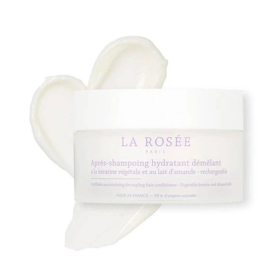 LA ROSÉE Feuchtigkeitsspendender Entwirrungsbalsam mit pflanzlichem Keratin und Mandelmilch 200g