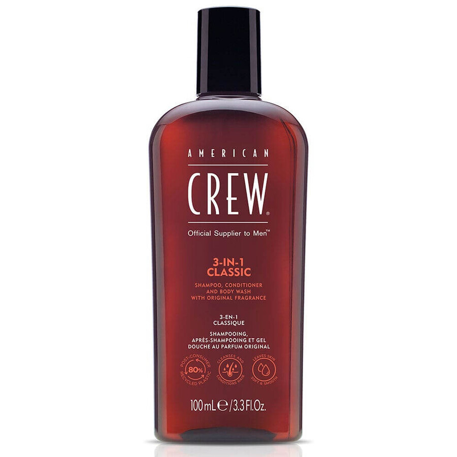 American Crew Classic Shampoo 3 in 1 100ml