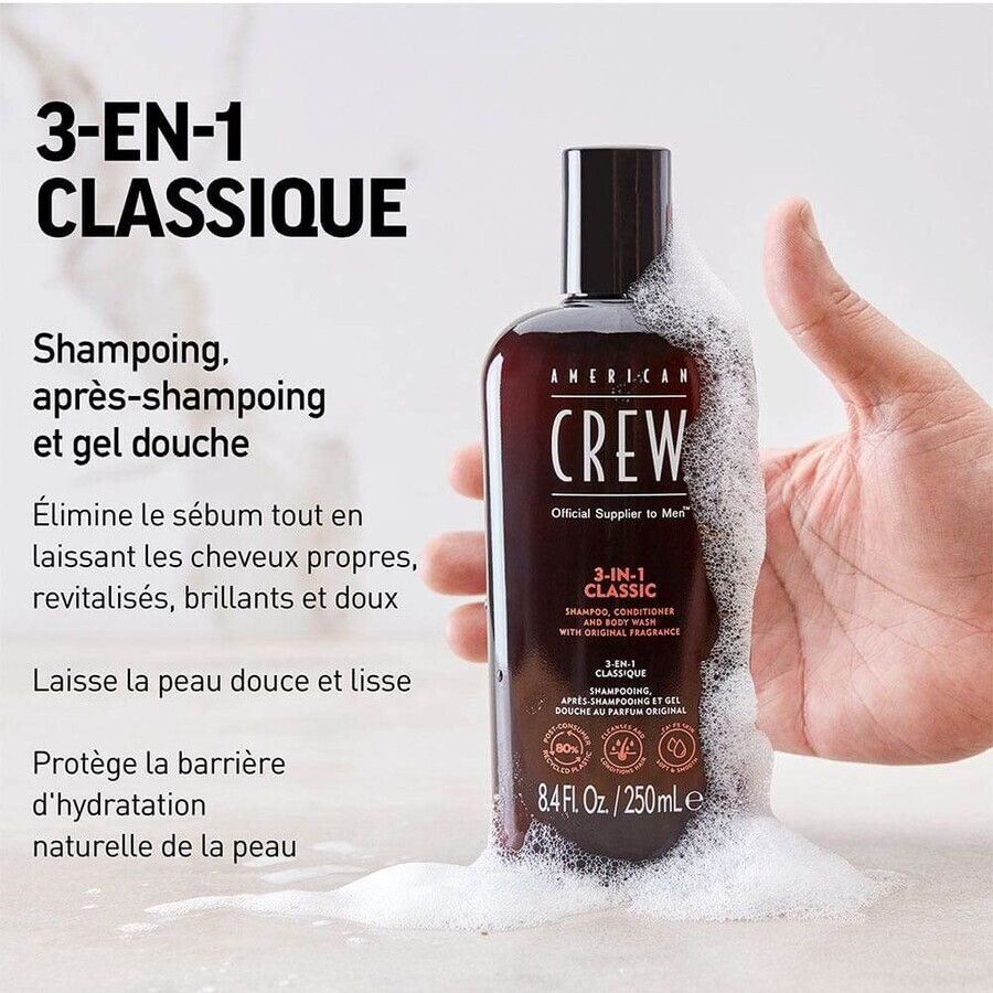 American Crew Classic Shampoo 3 in 1 100ml