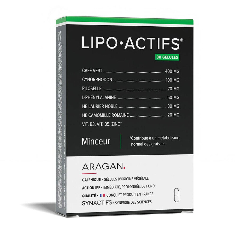 Aragan Synactifs SlimActifs Slimming 30 Capsules