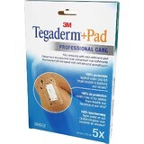 3M Tegaderm Film Dressing Pads 9cm X 15cm x5