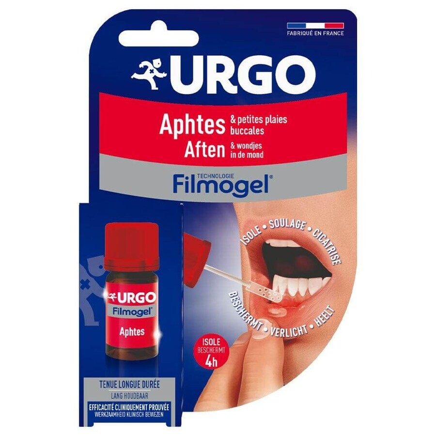Urgo Filmogel Behandlung von Mundgeschwüren und kleinen Wunden im Mund 6ml