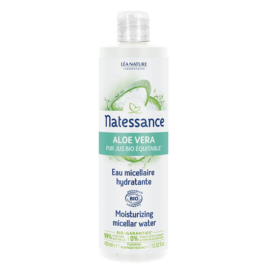 Natessance Eau micellaire hydratante bio pour tous types de peaux 500ml