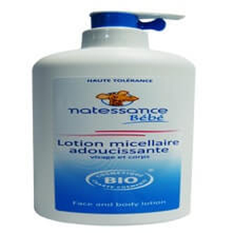 Natessance Eau micellaire hydratante bio pour tous types de peaux 500ml