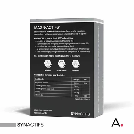Aragan Synactifs Magnesium 60 Kapseln