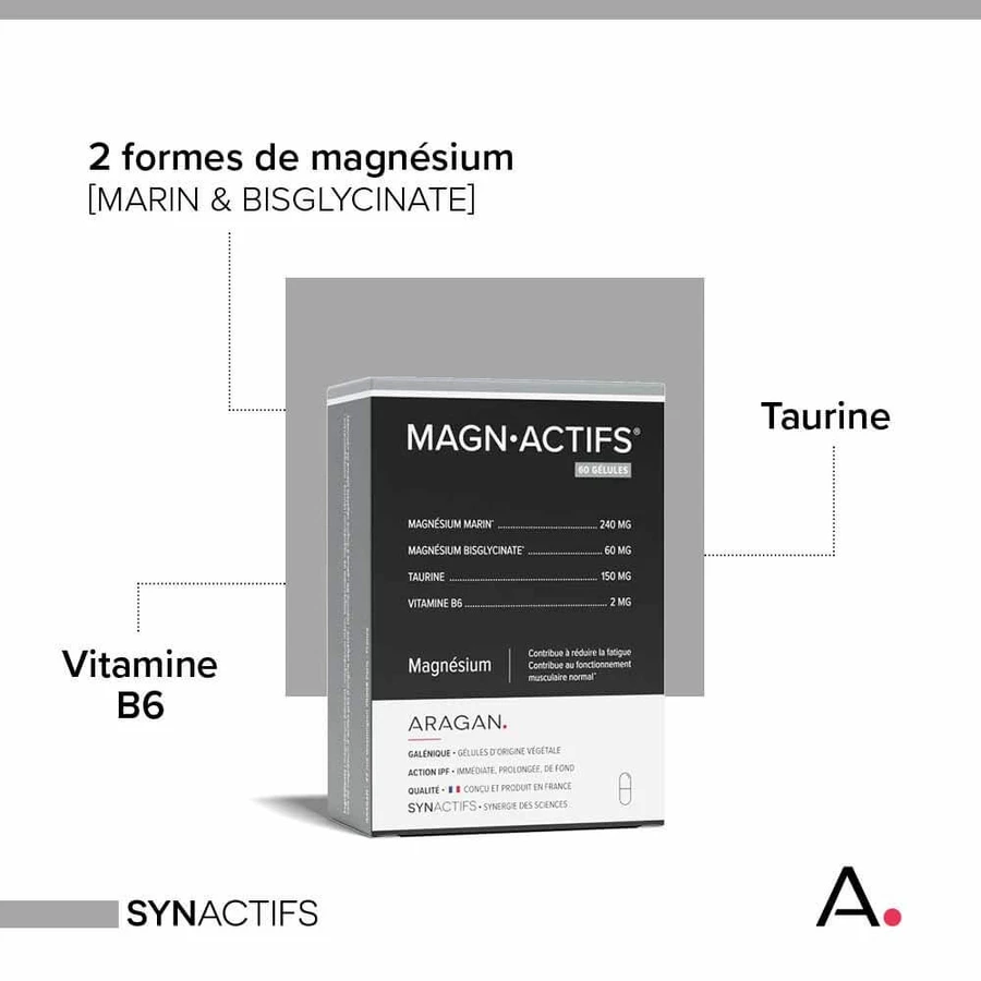 Aragan Synactifs Magnesium 60 Kapseln