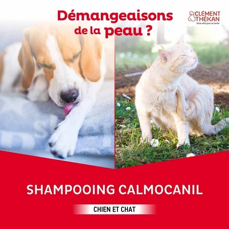 Clement-Thekan Calmocanil Shampooing Anti-Démangeaisons Chien Chat 200ml