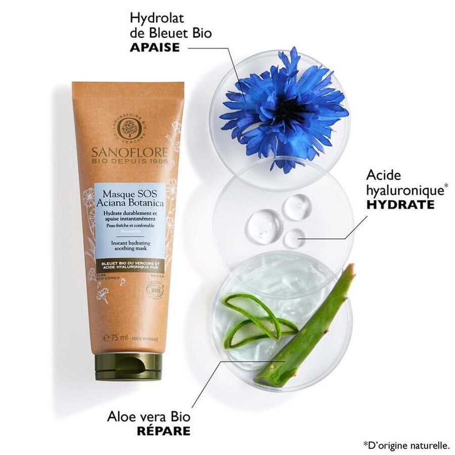 Sanoflore Aciana Botanica Mascarilla SOS Bio 75ml