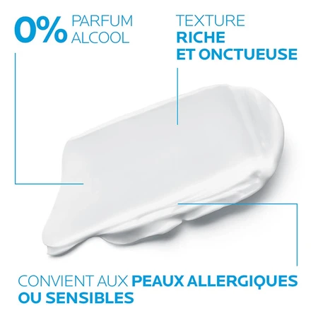 La Roche-Posay Toleriane Dermallergo intensieve hydraterende gelaatsverzorging 48u voor gevoelige of allergische, normale en droge huid 40ml