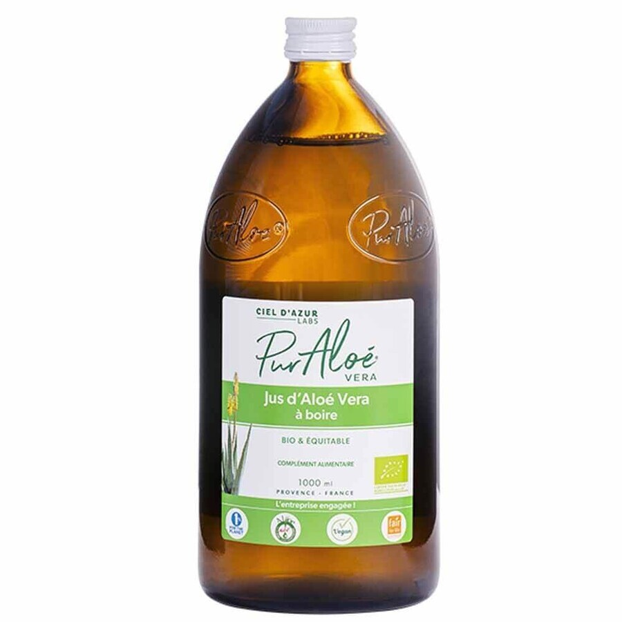 Pur Aloé Jus D'aloe Vera A Boire Bio - 1000ml