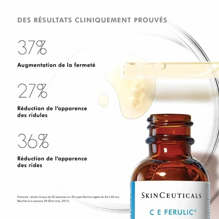 Skinceuticals C E Ferulic Sérum Visage Antioxydant Rides Et Fermeté Vitamine C Pure 30ml