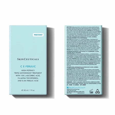 Skinceuticals C E Ferulic Sérum Visage Antioxydant Rides Et Fermeté Vitamine C Pure 30ml