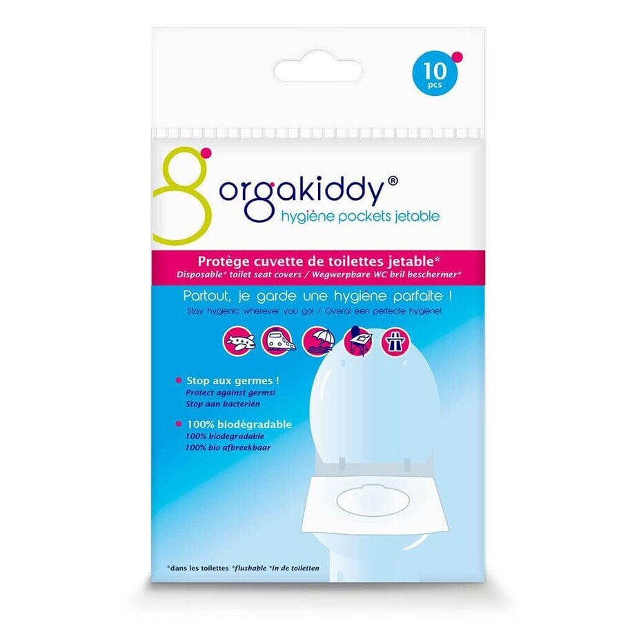 Winkel op Orgakiddy Wegwerp toiletpotbeschermers X10 Orgakiddy Wegwerp toiletpotbeschermers X10