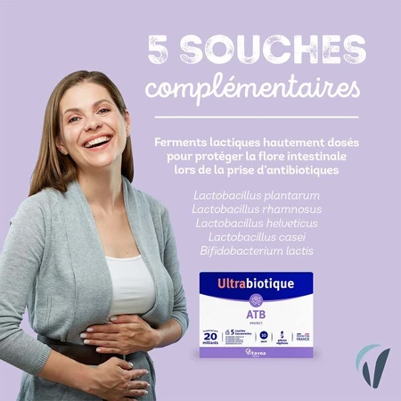 Vitavea Santé Ultrabiotique ATB Protect 10 gélules