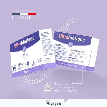 Vitavea Santé Ultrabiotique ATB Protect 10 gélules