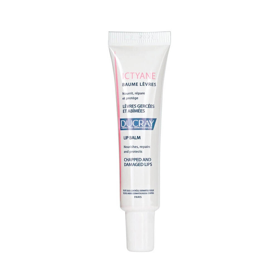 Ducray Ictyane Gebarsten en Beschadigde Lippen Balsem 15ml