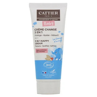 Cattier Bebe Crème Change 3 en1 Tous Types de Peaux Visage et Corps 75ml