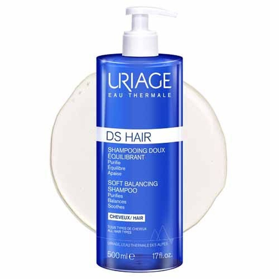 Uriage D.S Shampooing Doux Equilibrant Hair 500ml