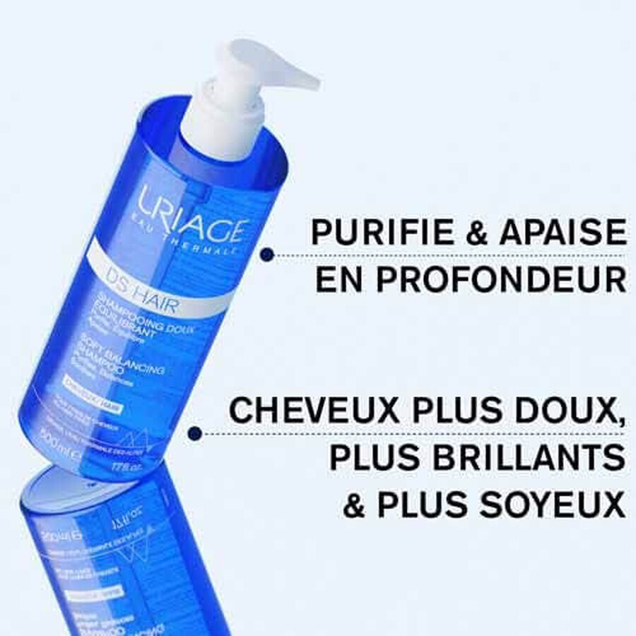 Uriage D.S Shampooing Doux Equilibrant Hair 500ml