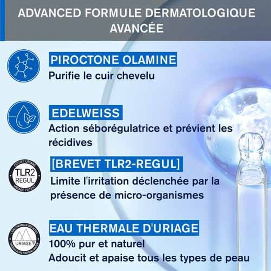 Uriage D.S Shampooing Doux Equilibrant Hair 500ml