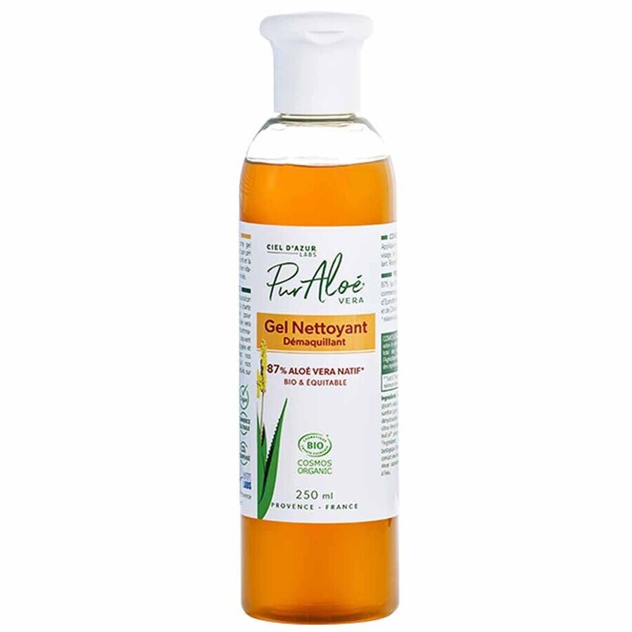 Pur Aloé Gel Aloe Vera Native Cleansers and Makeup Remover 78% Organic 250ml
