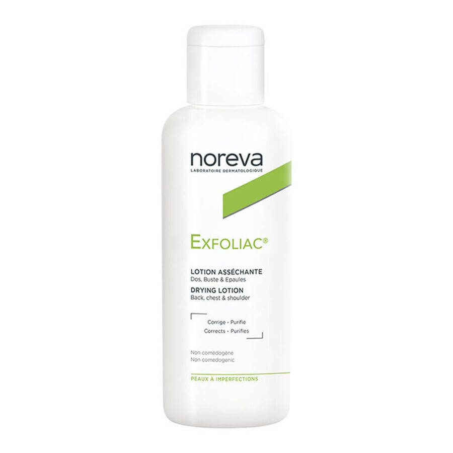Boutique Noreva Exfoliac Lotion Assechante Dos Buste Et Epaules Peaux A Imperfections 125 ml Noreva Exfoliac Lotion Assechante Dos Buste Et Epaules Peaux A Imperfections 125 ml