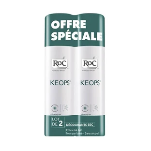 Roc Deodorant Spray Droog Vocht Overvloedig Keops 2x150ml