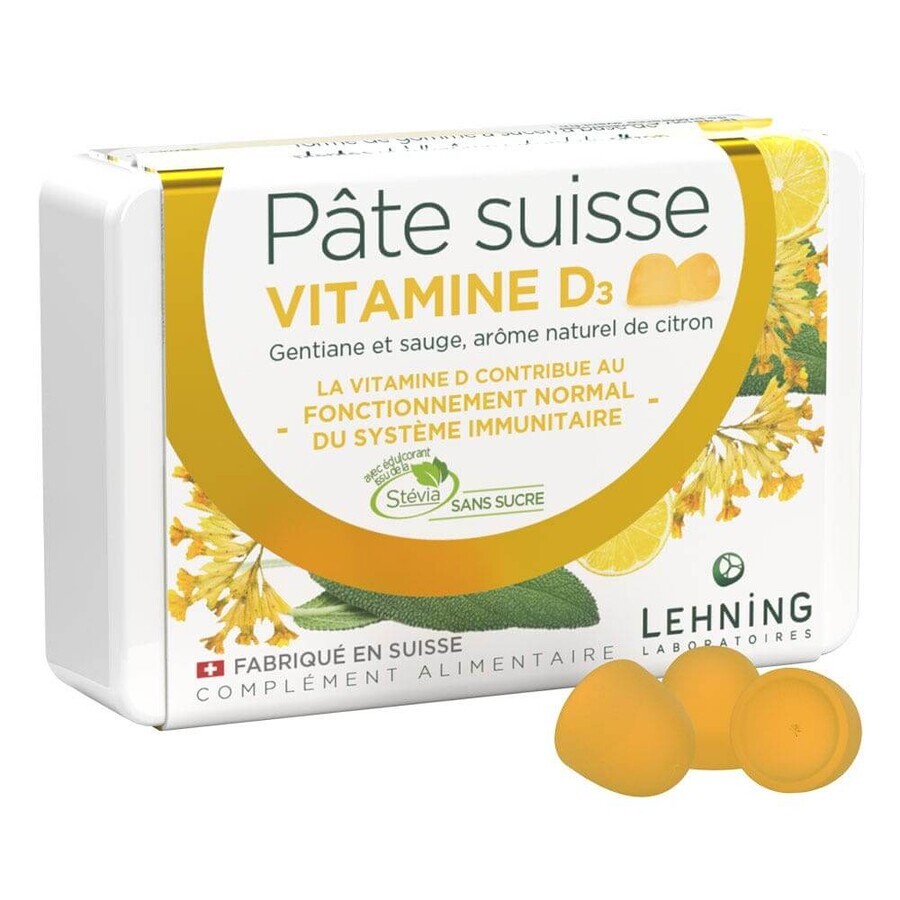 Lehning Swiss Paste Vitamins D3 x40 erasers