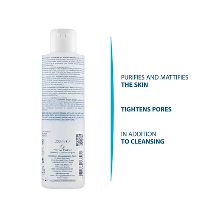Ducray Keracnyl Zuiverende Lotion Vette Huid met Onzuiverheden 200ml