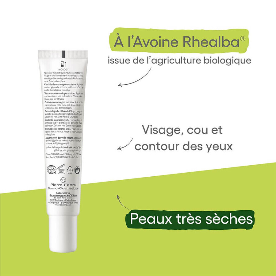 A-Derma Biologie Biologische voedende huidverzorging 40 ml A-Derma Biologie Biologische voedende huidverzorging 40 ml