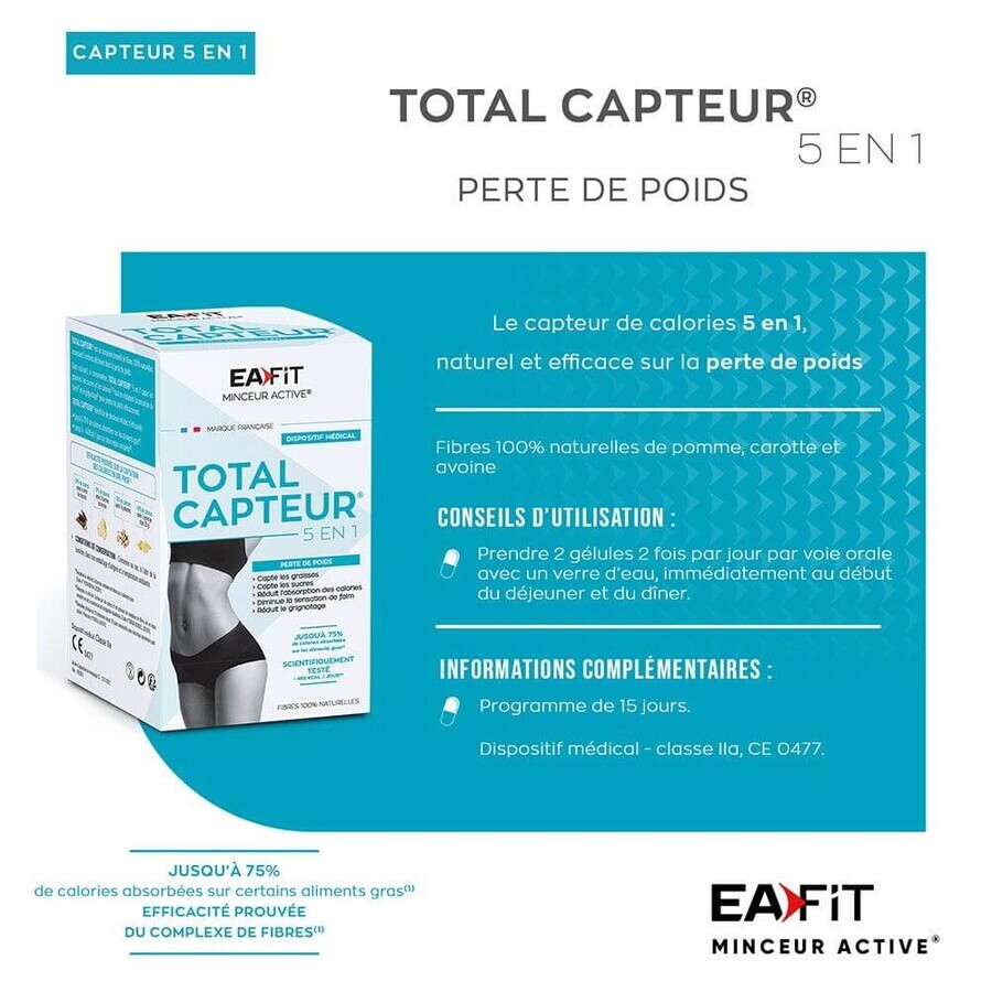 Eafit Total Capteur 5en1 60 Gelules