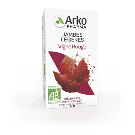 Arkopharma Arkogélules Vigne Rouge Bio Jambes Légères 150 gélules