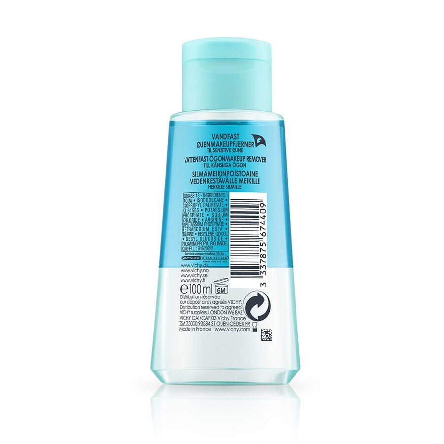 Vichy Purete Thermale demachiant rezistent la apă pentru ochi sensibili 150ml