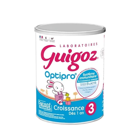 Guigoz Optipro Leche en Polvo Crecimiento 3 a partir de 1 año 780g
