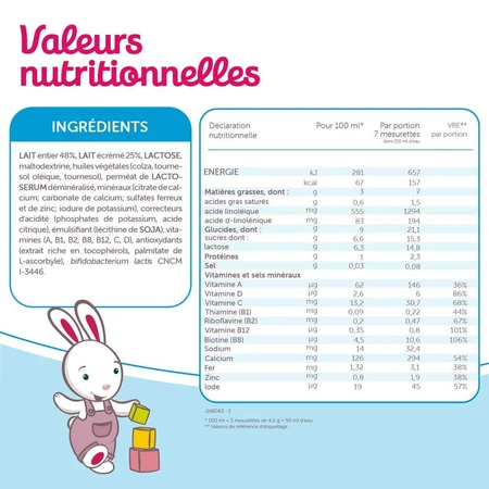 Guigoz Optipro Leche en Polvo Crecimiento 3 a partir de 1 año 780g