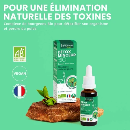 Santarome Complexe Detox Minceur Bio Gémmothérapie 30 ml