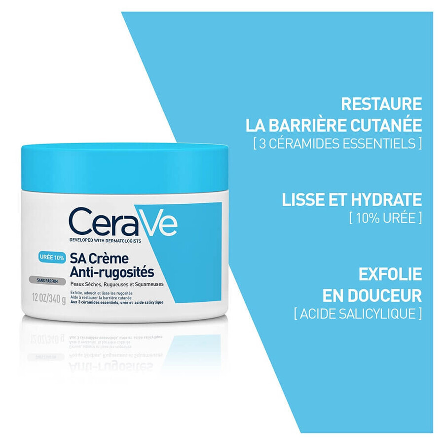 Cerave Body SA Smoothing Cream 10% Uree și acid salicilic Piele uscată 340g
