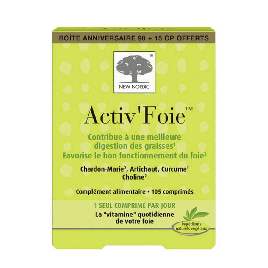 New Nordic Activates foie 105 tablets