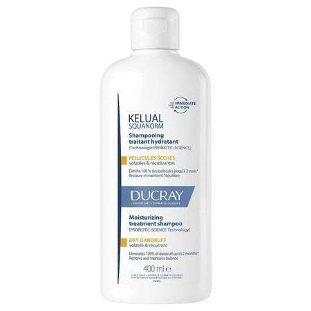 Ducray Kelual Squanorm Shampoo for the treatment of dry dandruff 400 ml