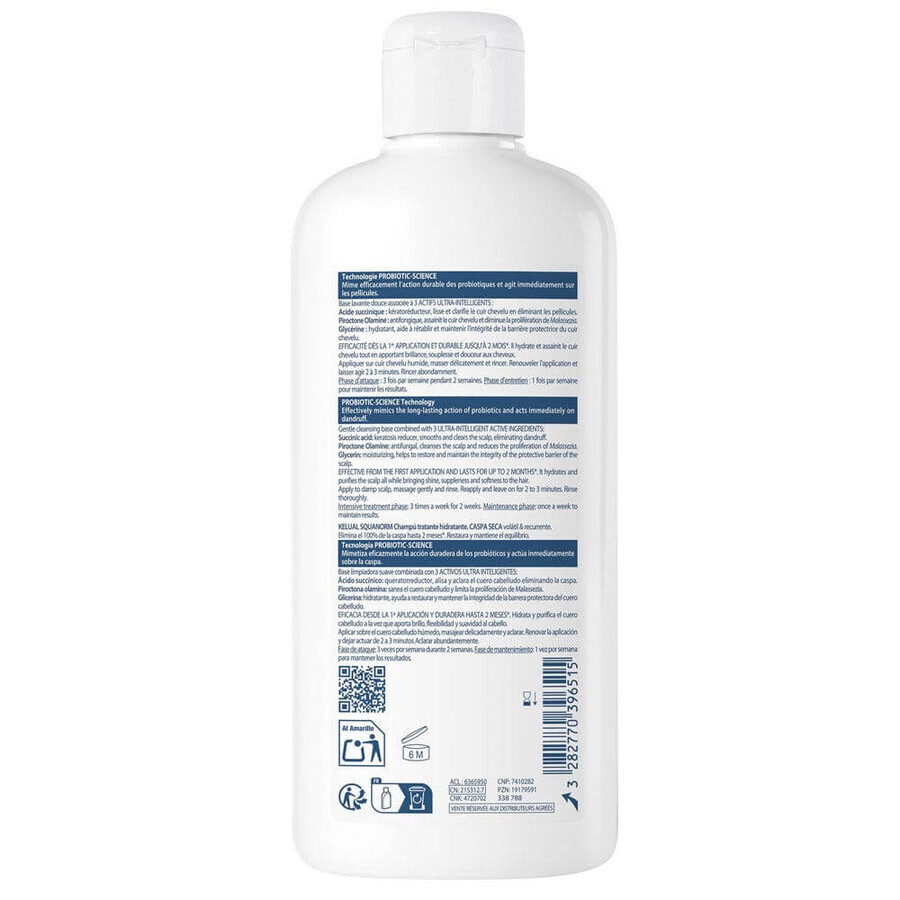 Ducray Kelual Squanorm Shampoo for the treatment of dry dandruff 400 ml Ducray Kelual Squanorm Shampoo for the treatment of dry dandruff 400 ml