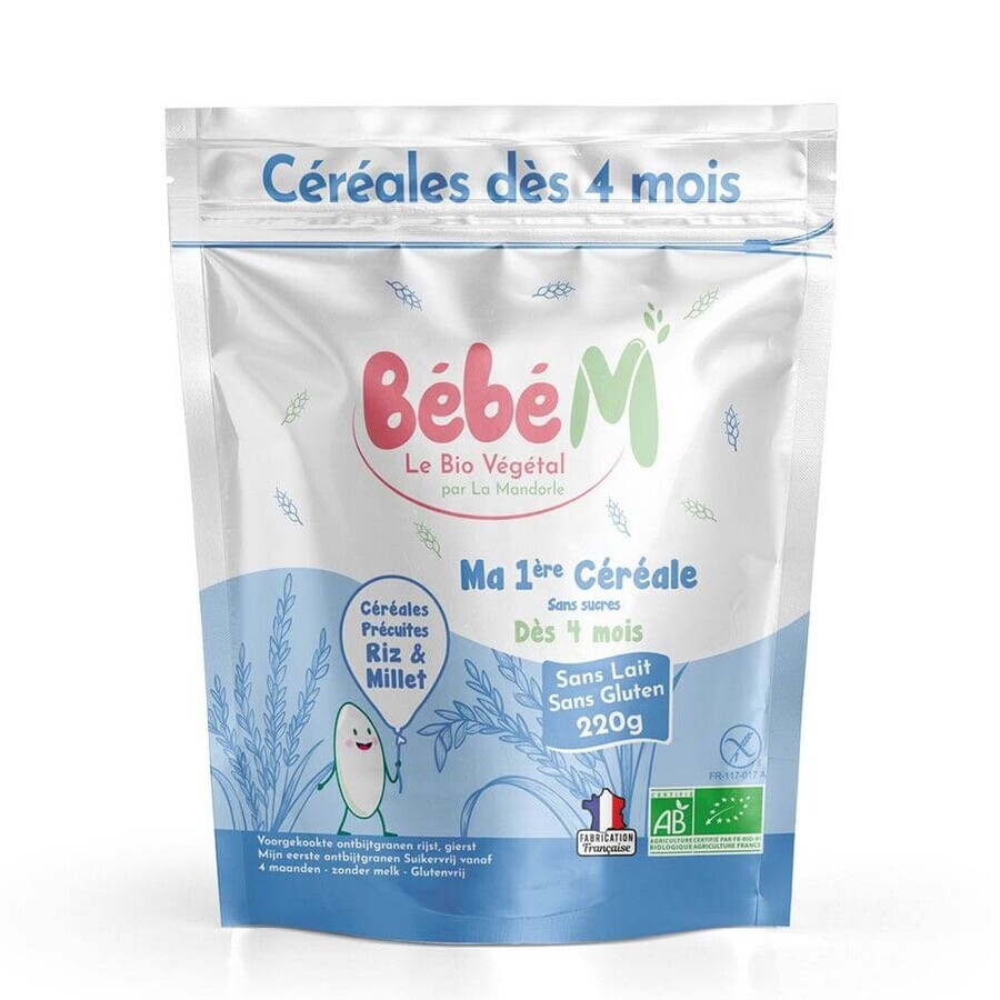 La Mandorle Bebè M I miei Primi Cereali Bio Ab 4 Monaten 220g
