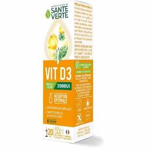 Sante Verte VEGETAL Vitaminas D3 2000IU 20ml