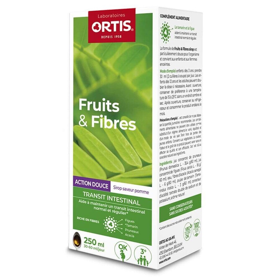 Ortis Fruit and Fiber Syrup 250ml